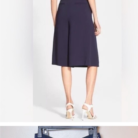 Rebecca Taylor Cady navy blue culottes 6‎ - Picture 2 of 15